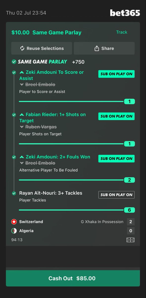 cknbcnranch's tweet photo. @BetBuilderAI SUPER SUB MIRACLE https://t.co/UaEe0Rrwja