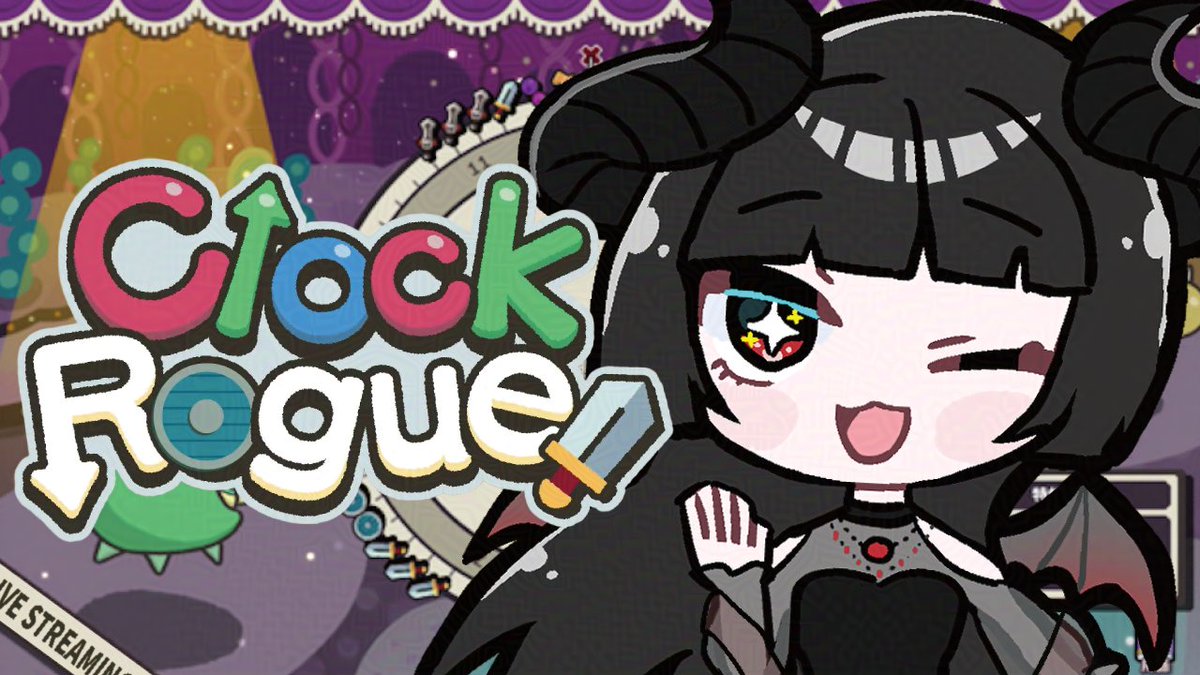 ___Reve___'s tweet photo. ⏰22:30~⏰

Clock Rogueの配信があります！✨
体内時計で進めるローグライクとの噂…！
ちなみにここでも(？)一撃必殺の技が人気の模様です

ご一緒に秒数カウントしながらわいわいできたら嬉しいわ！

#clockrogue
【https://t.co/XPnpXfxeep】 https://t.co/vDL7rgPZNJ