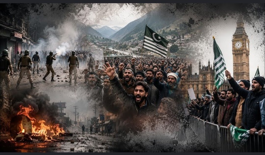 FabiyaGul's tweet photo. People in POK were seen chanting "Death to Shehbaz Sharif" and "Death to Asim Munir" during protests. Demonstrators blamed Pakistan's leadership for the deaths of several locals in recent violence and demanded accountability from the government and military. https://t.co/UKVo2XNmdX