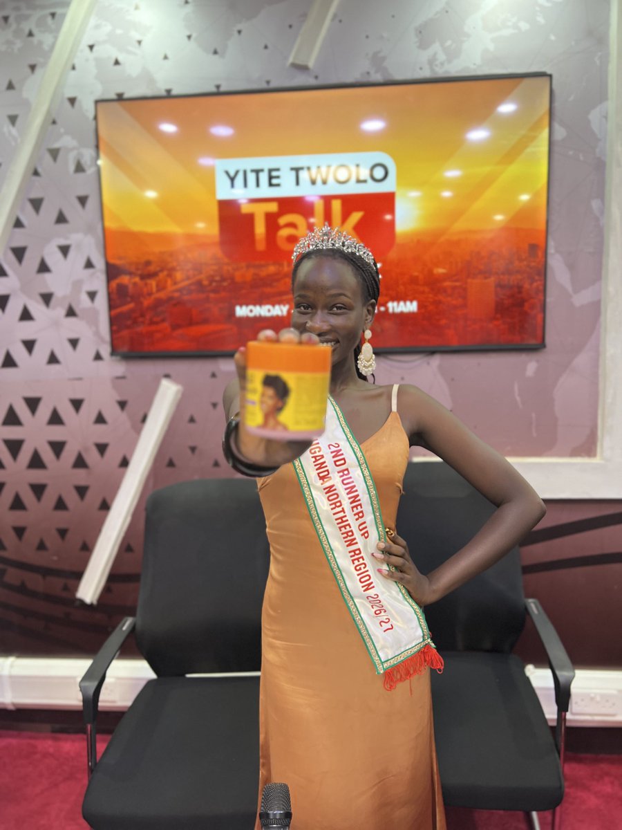 Prospatricia's tweet photo. I’m so humbled to be the face of this mighty brand #megaGrowth
Every new day is a graceful day in my life 
Was humbled to be hosted at Qfm as 2nd runner up Miss tourism northern region, multimedia queen and face of mega growth @MegaGrowth @MariaMutagamba https://t.co/SL8PCoJO5F