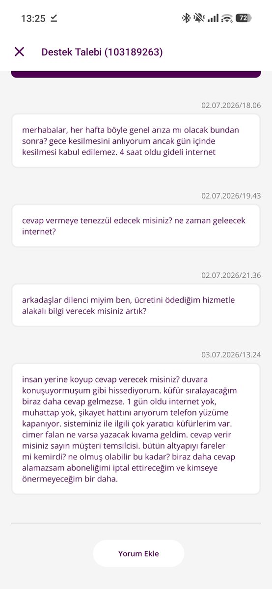 ihicret's tweet photo. @TurkNetDestek @Turknet sabrımı sınıyorsunuz, sayısız insana gönüllü pazarlama yaptım firmanız için, pişman ettiriyorsunuz. yeni taşınacağım lokasyonda kullanmayı planlamıyorum artık. https://t.co/5e8ys00rMX