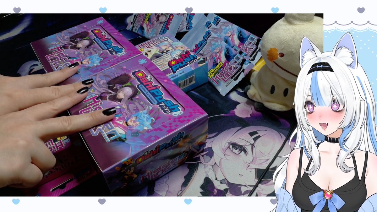 milkymew_'s tweet photo. We're unboxing a bunch of @OshiPushGame cards today!! Thank you @JapanimeGames for all the goodies!
We're yapping and doing daily games first!

https://t.co/arcCsm4WQe https://t.co/YV6ymnIOwH