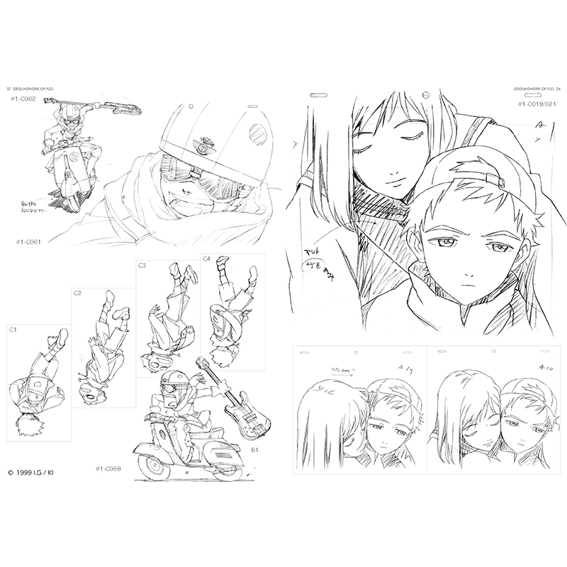 denfaminicogame's tweet photo. 『フリクリ原画集』の復刻販売が決定。貴重なアニメーション原画や特典イラストなどを当時のまま、多数収録
https://t.co/XgmGgEWS2B

名だたるアニメーターが多数参加した、『機動戦士ガンダム ジークアクス』鶴巻和哉氏の監督作品。原画集は2001年にガイナックスより出版され、長らく絶版状態だった https://t.co/fGX0fWNhSY