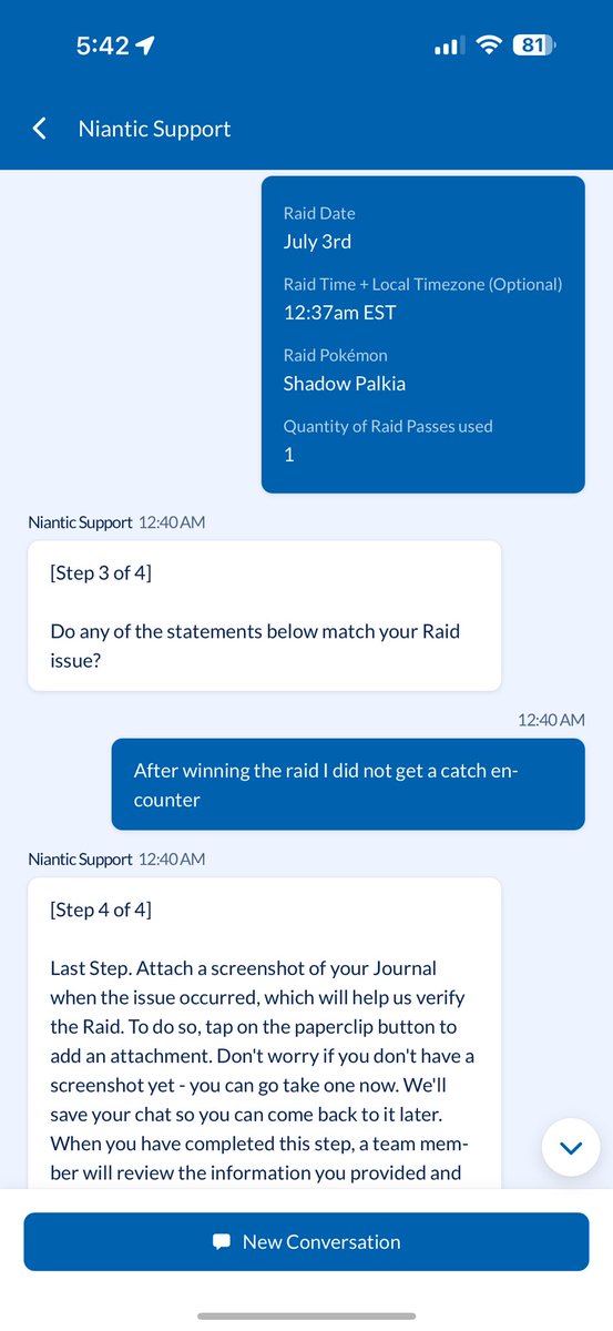 SleepiBubbles's tweet photo. Any chance I can get my remote raid pass back when I haven’t been reimbursed for the raid issue?

@NianticHelp @scopely https://t.co/lLrDpPNSbB