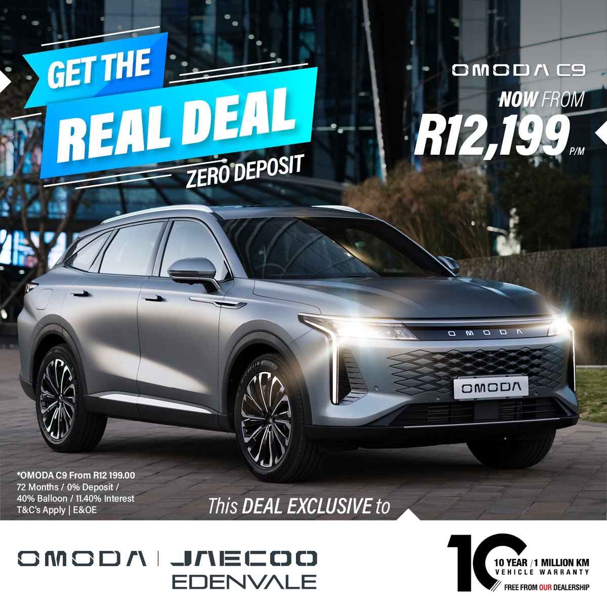 OmodaEdenvale's tweet photo. Luxury shouldn’t come with compromises.

The OMODA C9 and C9 SHS deliver premium comfort, advanced tech, and performance that speaks for itself.

👉 Experience it firsthand: https://t.co/bmiFv7Kt0l https://t.co/14CT3xQ7yW