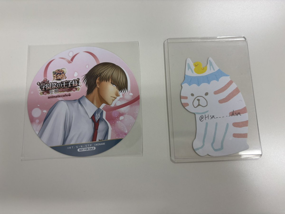 Hsn_____hsn's tweet photo. [交換]テニスの王子様 テニプリ 学プリ ドキサバ アニメイトカフェ コースター 

求➢宍戸亮

譲➢日吉若

郵送のみ。
検索からもお気軽にお声がけ下さい。 https://t.co/o2LjAw3FhW