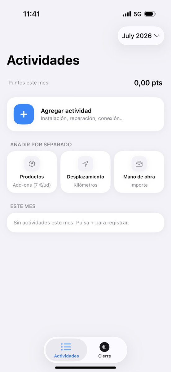 idevswift's tweet photo. Tras muchos intentos fallidos he conseguido una versión MVP para una app que estoy haciendo para controlar las comisiones que recibo por parte de mi empresa.

Ahora mismo, se tiene que calcular a mano o con tablas de Excel si lo quieres hacer más fácil. Esta app quiere evitar estar horas calculando. 

Con varios sencillos pasos, podremos agregar las actividades, calcular los puntos obtenidos y en una pantalla de cierre, nos aparecerá el resultado final de lo que cobraré. Aunque aún falta ajustar elementos, paquetes y accesorios; son cambios que tendré que hacer en los próximos días para tener esto bien para las pruebas.

Es una solución práctica, eficaz y sencilla para todos los empleados que estén dentro de la empresa.

100% nativa, segura y en local. No se comparten datos de ningún tipo, ni del usuario ni de la compañía.

Durante este mes, estaré testeando yo mismo la app, ajustando los fallos que encuentre y añadiendo funcionalidades que vea que sean interesantes. La hoja de ruta está pensada para presentarla a la empresa e interesados en formato Beta cuando esté seguro de que puede ofrecer un mínimo de funciones.

Os iré diciendo cómo va, aunque estoy orgullo ya solo de haber conseguido esto. 🥹