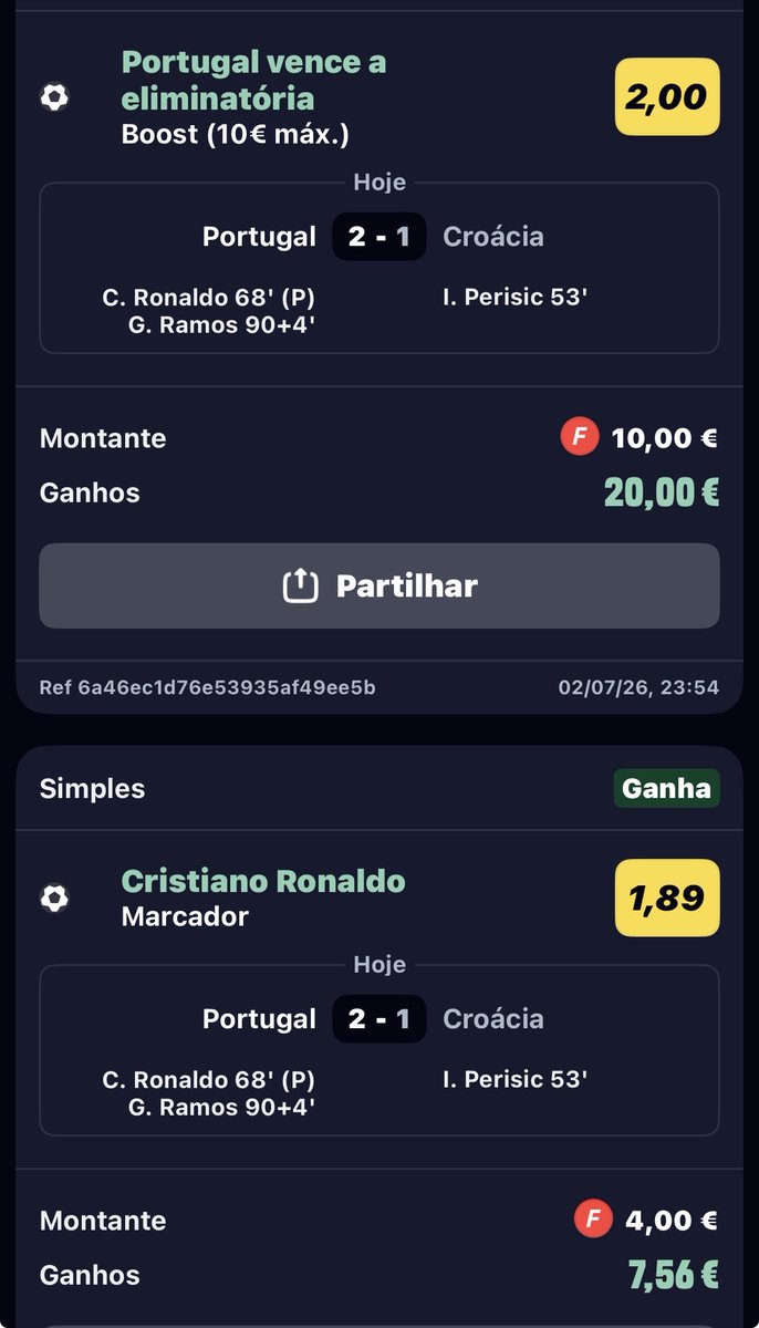 biroto1337's tweet photo. @BetclicPortugal obrigado pelas freebets 🫡 https://t.co/fHmZz8a8or