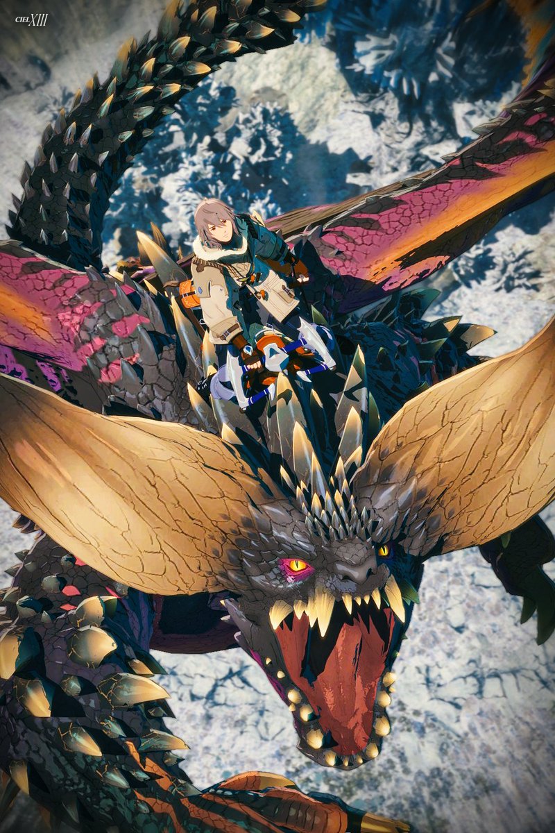 Ciel13th's tweet photo. 『 𝐃𝐫𝐚𝐠𝐨𝐧 𝐑𝐢𝐝𝐞𝐫 』 
Nergigante ネルギガンテ 

#MHStories3 #MHST3 https://t.co/4KR0Z0vB5p