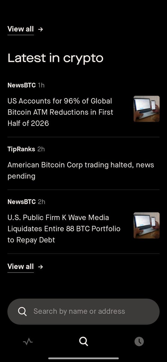 KingYields's tweet photo. @RobinhoodCrypto One of the features I love the most is the news feature whereby you see what's actually happening in the market in real time 😂, Robinhood really is impressing me with this one 😭🔥 ❤ ️ you have to see it yourself. https://t.co/Ei6WzpUJua