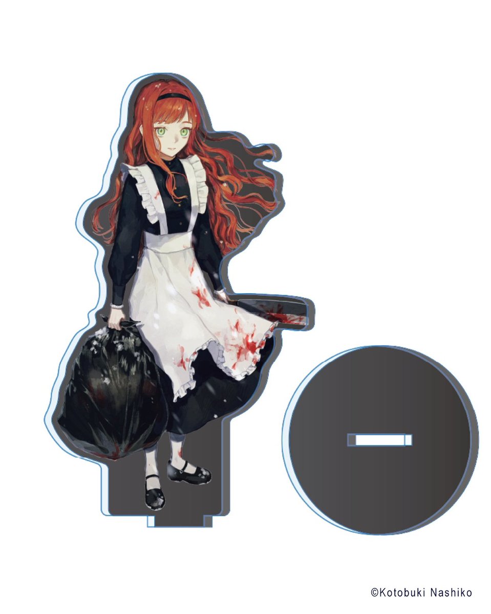 🌹#あの子は夢の中 グッズ情報🌹 連作「赤毛のメイド」の1枚がアクリル