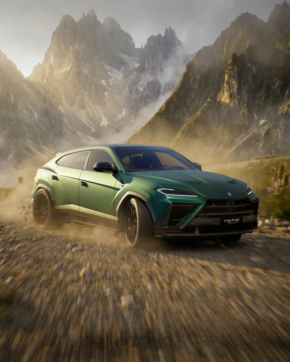Lamborghini's tweet photo. Different roads, one DNA.

The new Urus SE Performante showcases its versatility through an expanded driving logic shaped by multiple driving modes, where hybrid performance and advanced dynamics adapt to every situation. From Strada, Sport and Corsa to EV, Hybrid and Recharge, each mode redefines its character in terms of comfort, agility and performance.

A defining addition is Rally mode, engineered for low-grip surfaces to extend control, responsiveness and traction beyond on-road limits. Pure Lamborghini performance, in every form.

#Lamborghini #UrusSEPerformante #UrusAtItsPeak