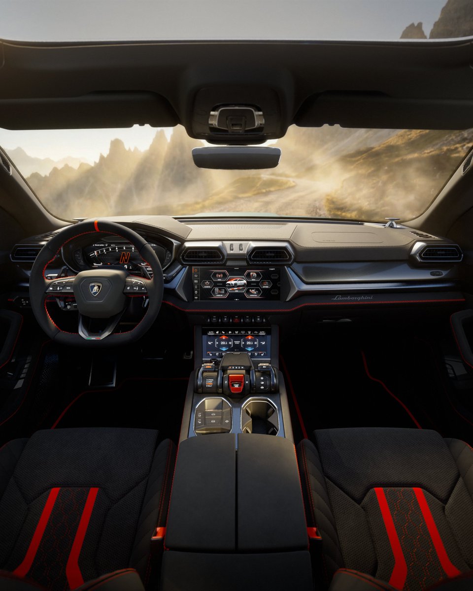 Lamborghini's tweet photo. Different roads, one DNA.

The new Urus SE Performante showcases its versatility through an expanded driving logic shaped by multiple driving modes, where hybrid performance and advanced dynamics adapt to every situation. From Strada, Sport and Corsa to EV, Hybrid and Recharge, each mode redefines its character in terms of comfort, agility and performance.

A defining addition is Rally mode, engineered for low-grip surfaces to extend control, responsiveness and traction beyond on-road limits. Pure Lamborghini performance, in every form.

#Lamborghini #UrusSEPerformante #UrusAtItsPeak