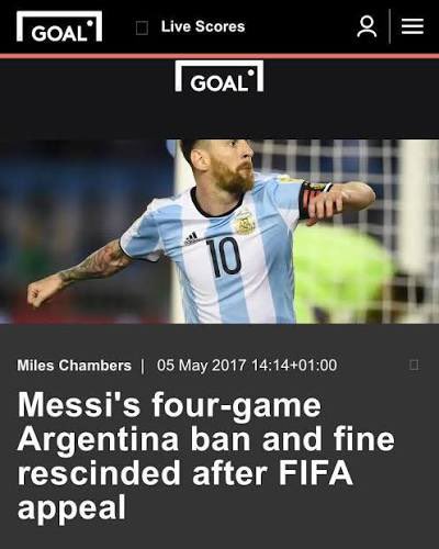 heis_fede's tweet photo. Guess whose ban was removed for assaulting an assistant referee. https://t.co/EEB9dFHKuG
