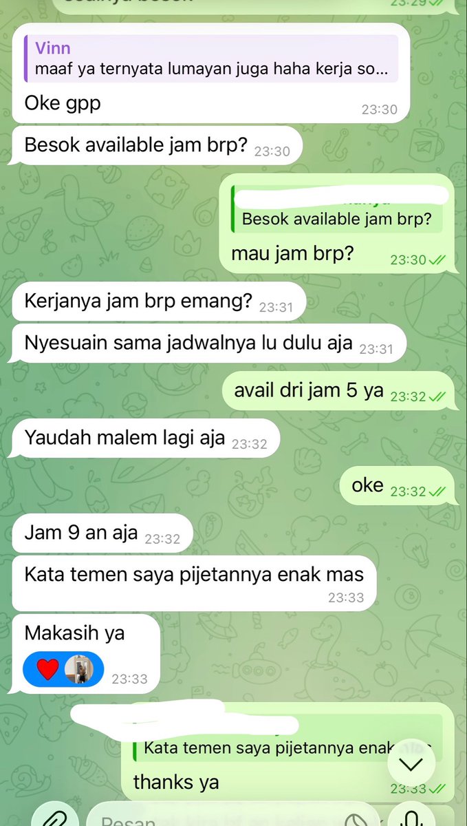 Vinnmsg's tweet photo. Avail jakarta area📍
Incall/outcall☎️
Weekday after 18.00 PM
Weekend by Appointment only☎️
#MsgJkt
#realMassage https://t.co/AGEu3QEGWX
