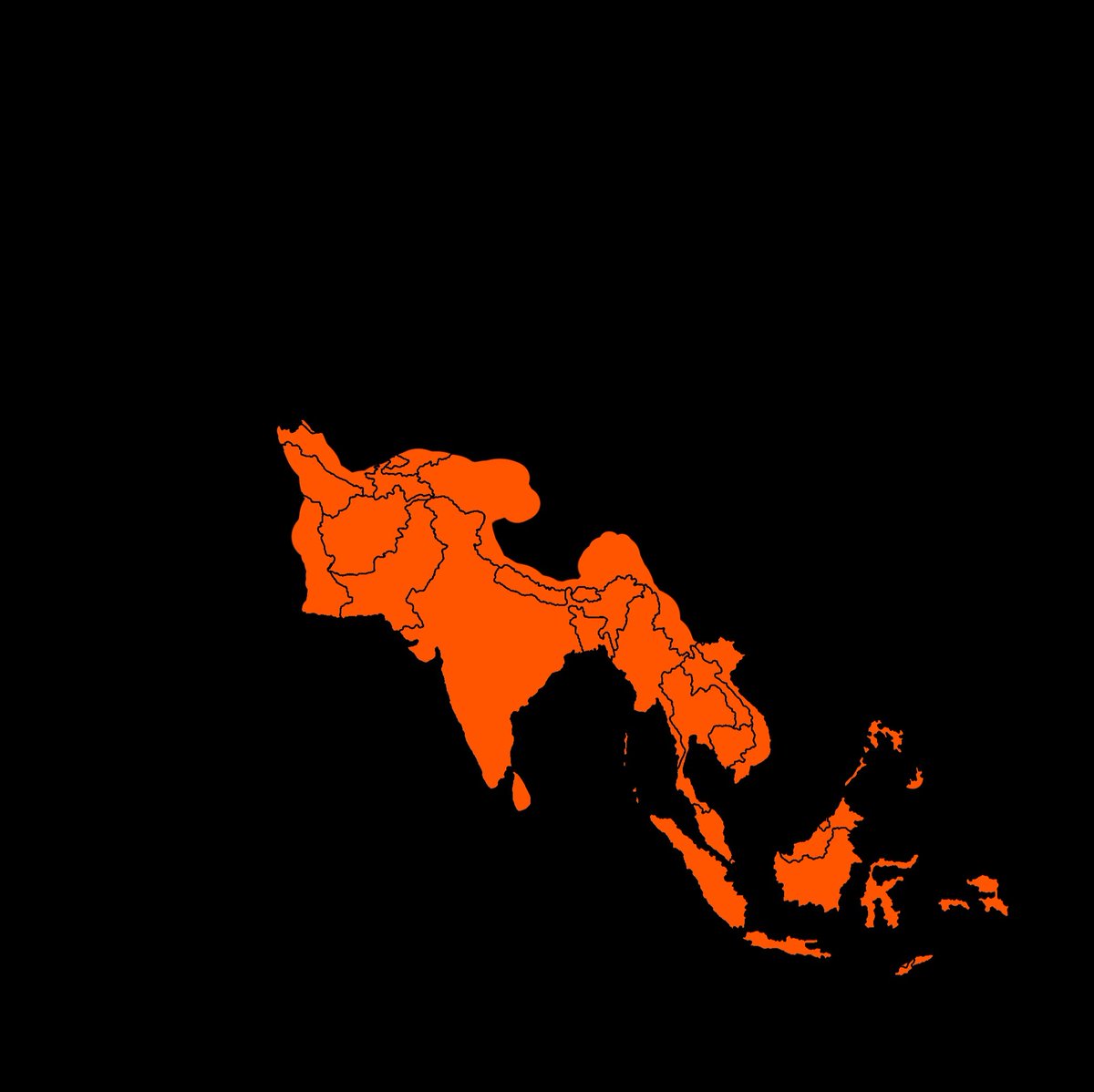 Globalstats11's tweet photo. The Greatest Extent of Ancient Hindu Empires 🕉 https://t.co/UJKfWowixG