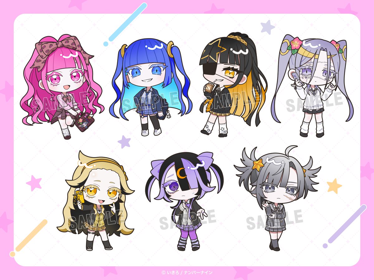 nuts_andn's tweet photo. 【お仕事】     
『魔法少女ピンクブルー』のグッズ用ミニキャラを制作させて頂きました。  
よろしくお願いいたします✨
 #魔法少女ピンクブルー #ピンブル https://t.co/1LmruIa7HU