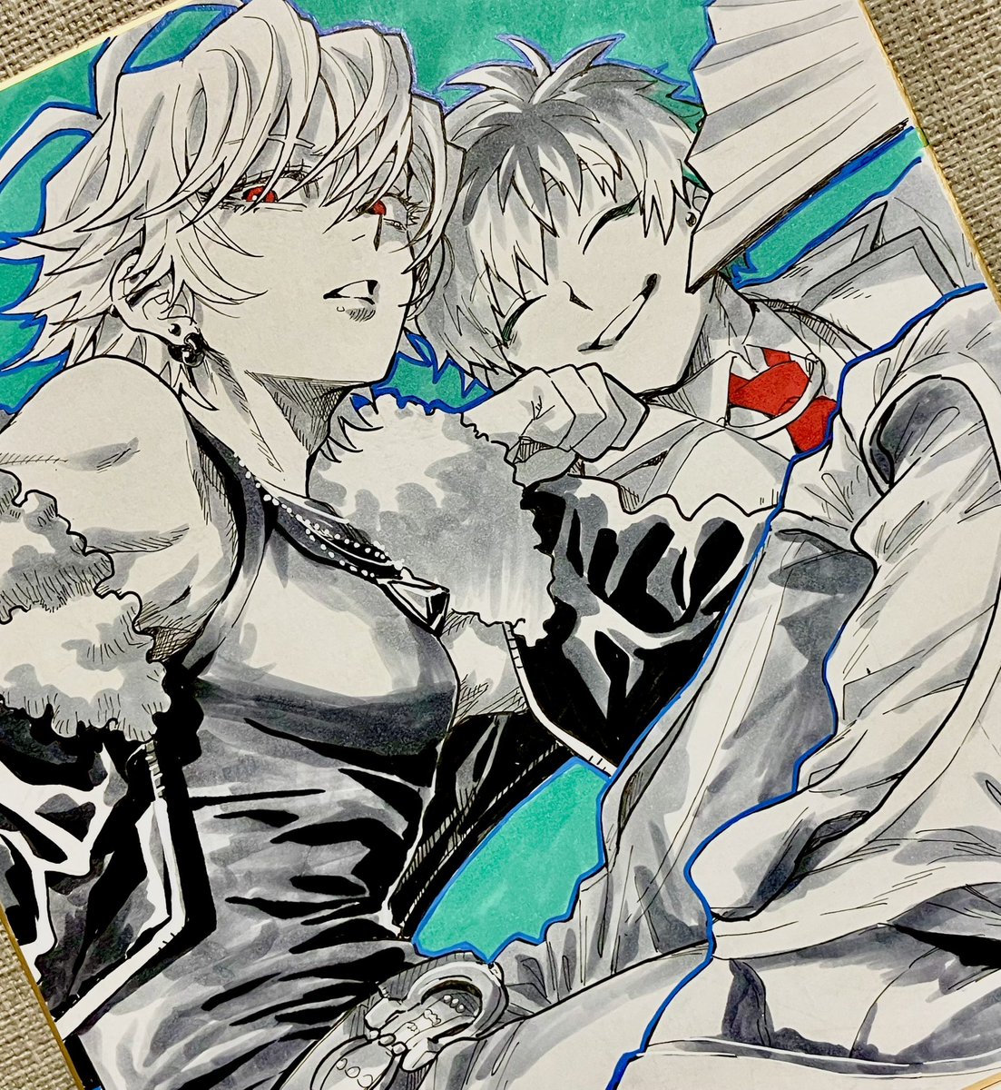 kumo_jou_'s tweet photo. イベントで色紙あります https://t.co/0pUdueIxhc