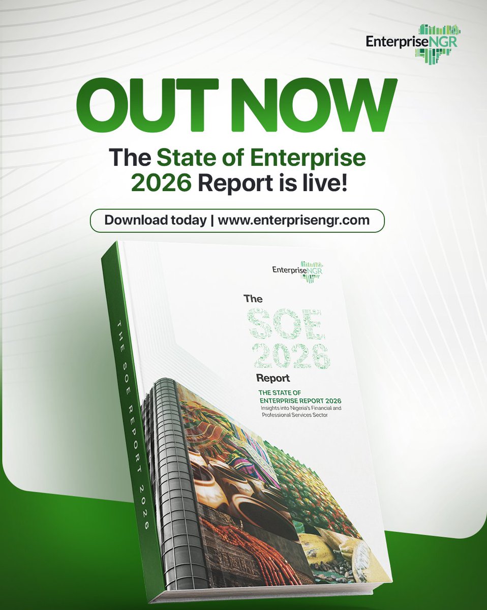 enterprisengr_'s tweet photo. The wait is over.

The State of Enterprise 2026 Report has officially been released.

Beyond the numbers, what is Nigeria's economy really telling us?

Download your copy now: https://t.co/uAjTeCoup4 https://t.co/7npxcGxV0C