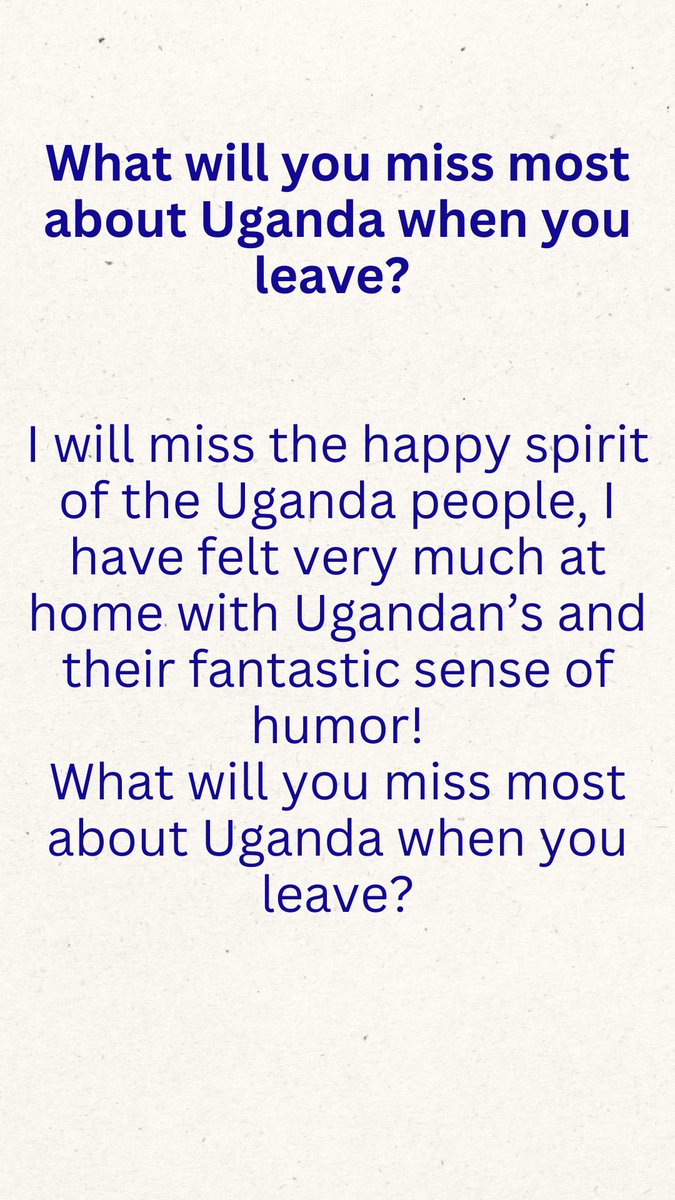 SwedeninUG's tweet photo. As he embarks on his next chapter, we asked him to reflect on his time in Uganda, favorite memories and what he'll miss most about Uganda.

Swipe through to read about his reflections. https://t.co/gyVMo2LnLp