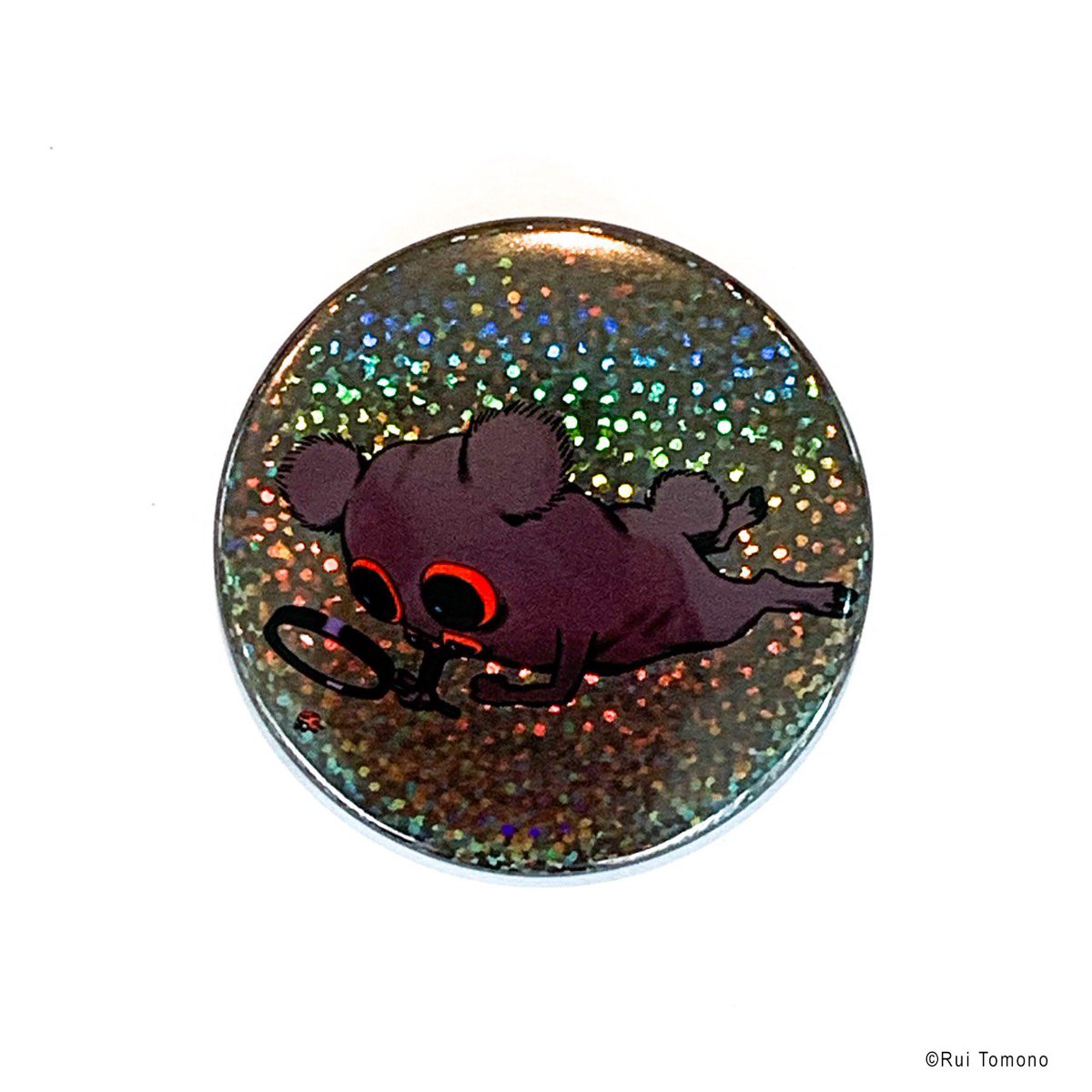 👾#悪魔の赤ちゃんあっくん グッズ情報👾 直径57mmの大きめグリッター