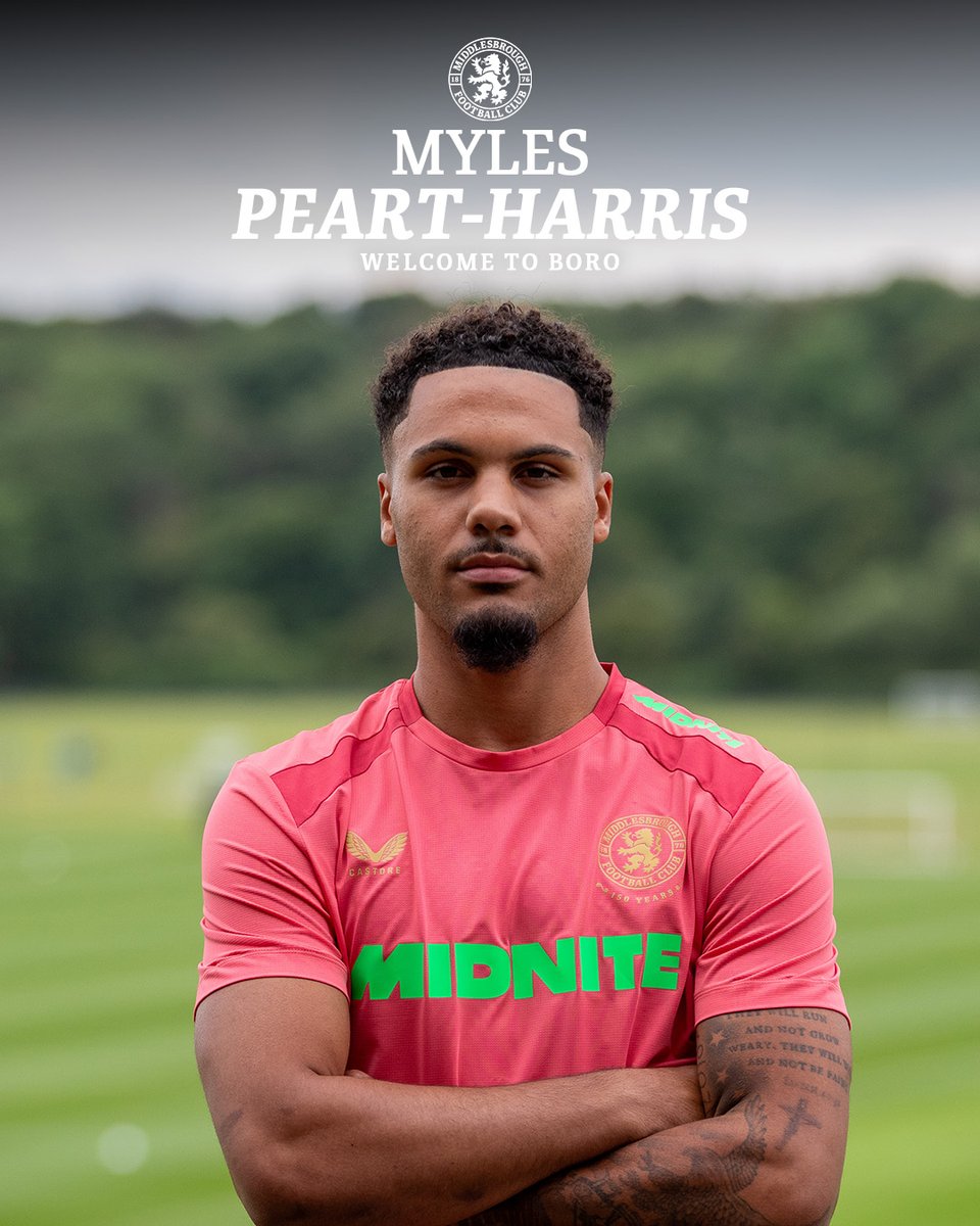 Boro's tweet photo. Myles Peart-Harris is a Boro player 👊