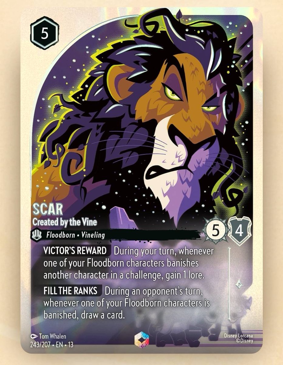 AmityTCG's tweet photo. More Enchanted from #DisneyLorcana #AttackOfTheVine https://t.co/9sjG3iKeIm