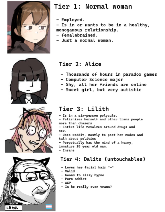 AsherahP0le's tweet photo. I have been creating a trans caste system. This is what I have so far. https://t.co/TgHavFPTQ8