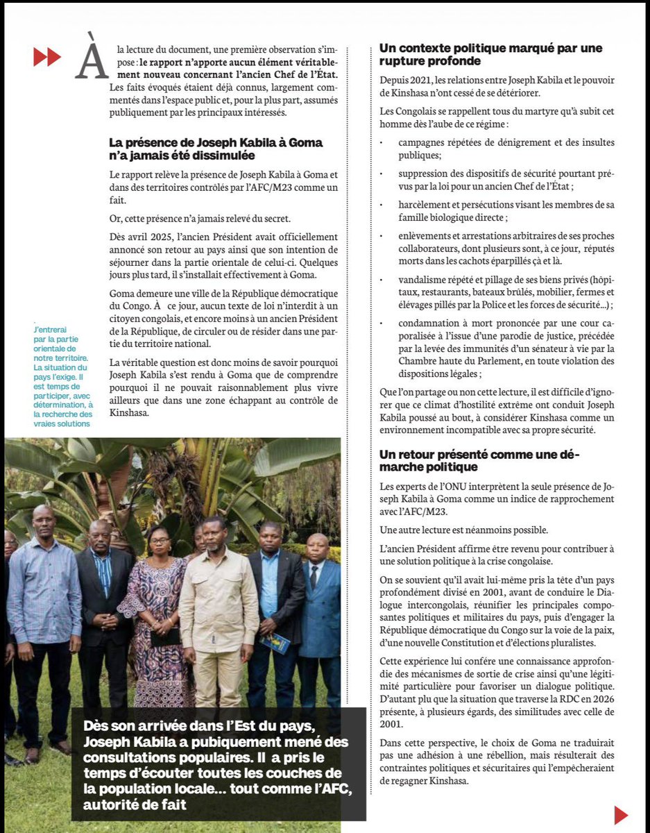 GDingaga's tweet photo. #RDC:RAPPORT DU GROUPE D'EXPERTS DE L'ONU

Des allégations anciennes qui ne répondent toujours pas aux vraies questions de la crise congolaise. https://t.co/FjNpWnJuVG