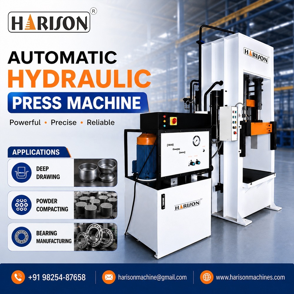 harisonmachines's tweet photo. Improve production efficiency with #AutomaticHydraulicPressMachines designed for precision, durability, and consistent performance across a wide range of industrial applications.
https://t.co/2AO35DmUNU https://t.co/aDvBY9EXYg