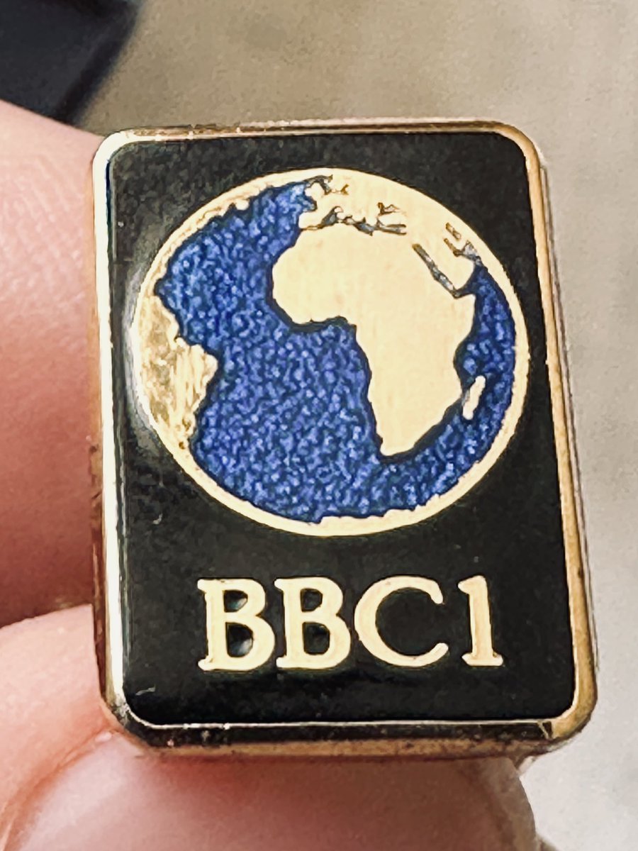 DuncanNewmarch's tweet photo. Do you know anything about these BBC1 cufflinks?  They certainly look (and smell) old but I’ve never seen/heard of them before. https://t.co/8mOHvudIIq
