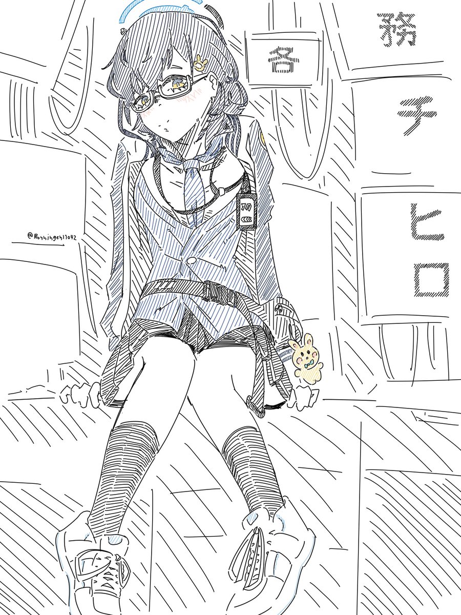 bouningen11042's tweet photo. #イラストㅤㅤㅤ 
#ブルアカ 
#ブルーアーカイブ 
各務チヒロです https://t.co/AJJSDyZnXq