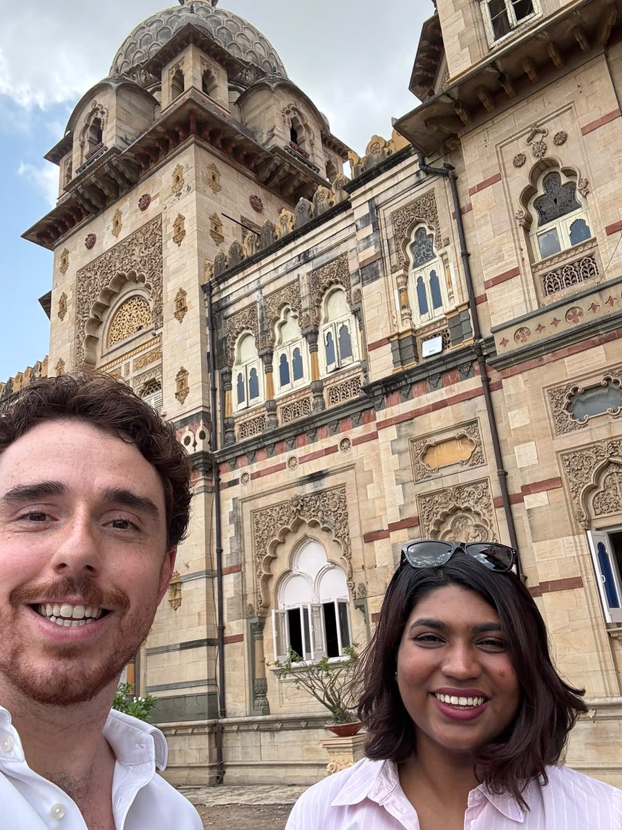 AusCG_Mumbai's tweet photo. Lakshmi Vilas Palace in Vadodara is a reminder of India's extraordinary cultural heritage. From its architecture to its beautifully preserved grounds, it offers a fascinating glimpse into the Gaekwad dynasty. A must see for any Australian visitor in Vadodara! @Info_Vadodara https://t.co/x8rqNMdezJ