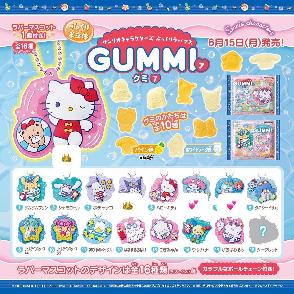 akhh15315's tweet photo. サンリオキャラクターズ ぷっくりラバマスグミ7 交換

【譲】シナモロール、はなまるおばけ
【求】ウサハナ、がおぱわるぅ

郵送交換希望です📮𓈒𓂂𓏸
お気軽にお声掛けください🙇‍♀️ https://t.co/bjFhqFYIXB