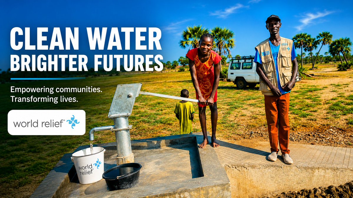 Worldrelief_SSD's tweet photo. “Before, I walked 3 km at dawn to fetch water and often missed lessons in school. Now, water is close to home, I arrive on time,” says Nyaluak Regina.
Through #SSHF funding, @WorldRelief_SSD is improving access to clean, safe water for communities in Leer County.
@OCHASouthSudan https://t.co/nBMaq3KmhL