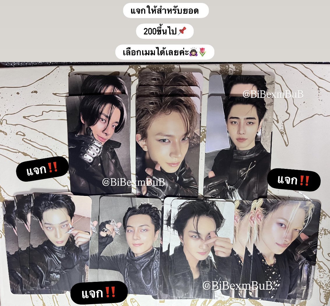 BiBexmBuB's tweet photo. ปล่อยการ์ดค่ะ🙇🏻‍♀️🌷✨
ค่าส่ง 25 Baht. 
มีการ์ดแจกให้ด้วยค่ะ เลือกเมมได้📌💖

#ตลาดนัดenhypen #ตลาดนัดเอนไฮเพน https://t.co/LQGQ2555eT