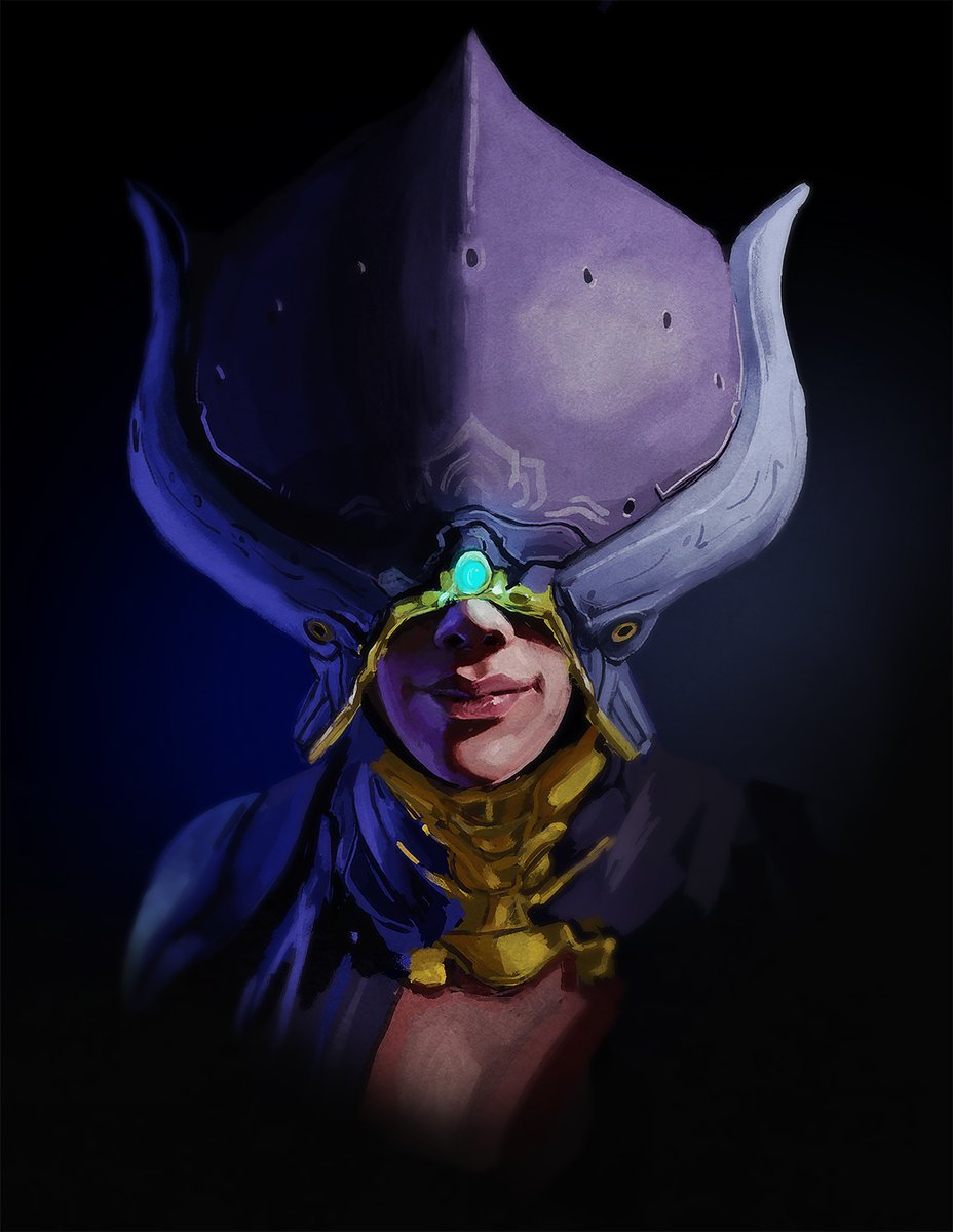 cyanfacade's tweet photo. did another piece practicing going back to a photoshop+huion kamvas tablet combo, like my eleanor one... left it a little unfinished cos i was fiddling with it for months, but i think she came out pretty good regardless.

process gif and closeup in replies 🪷

#warframefanart https://t.co/PCSZMQ5EZo