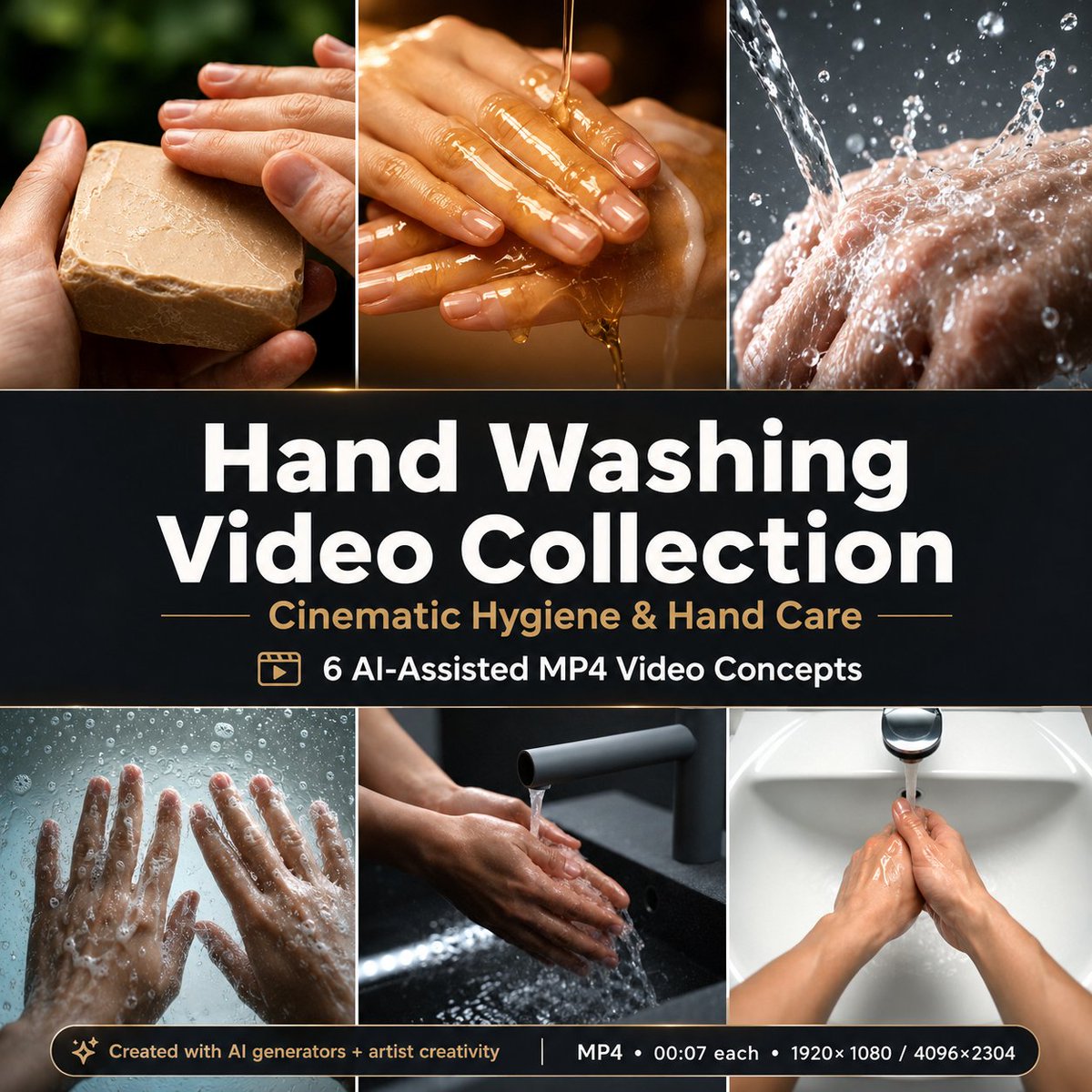 anyinfo69's tweet photo. HD/4K Cinematic Hand Washing Care Collection
https://t.co/z5QLT3zplZ
#HandWashing #HygieneVideo #HandCare #SoapWash #CleanHands #WaterSplash #SkincareContent #WellnessVideo #AIVideo #StockFootage #CinematicVideo #MP4Video #HealthEducation #BeautyCare #ModernHygiene https://t.co/hlD6Npkd5m