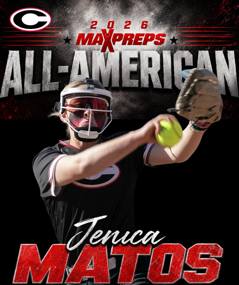 CHSRamsSoftball's tweet photo. Our Ace continues to raise her ceiling. All America Softball Player… All-American Human!! https://t.co/nwzrpgcRfw