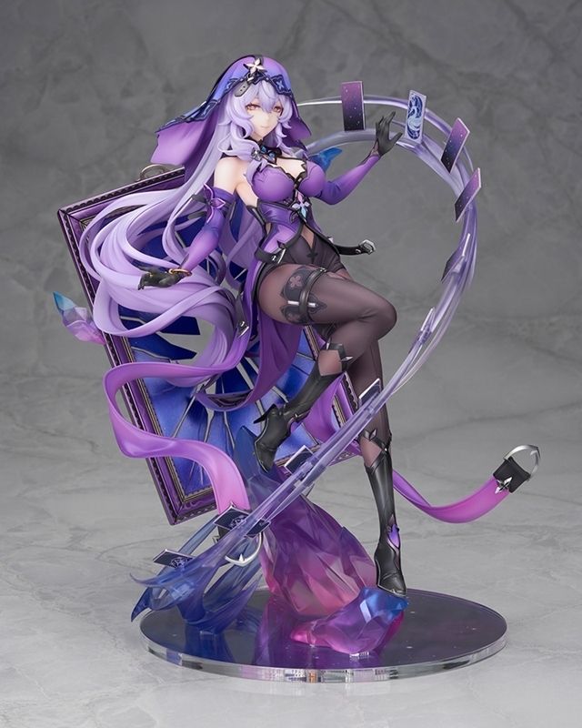 フィギュア 紫 黒 座っているポーズ メーカー特典付】 『崩壊：スターレイル ブラックスワン 1/7 完成品
