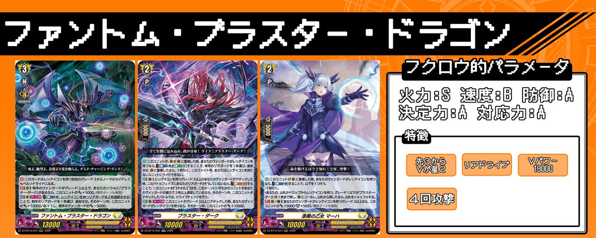 ファントムブラスター　デッキパーツ デッキ紹介001】ファントム・ブラスター・ドラゴン(レンアイコン