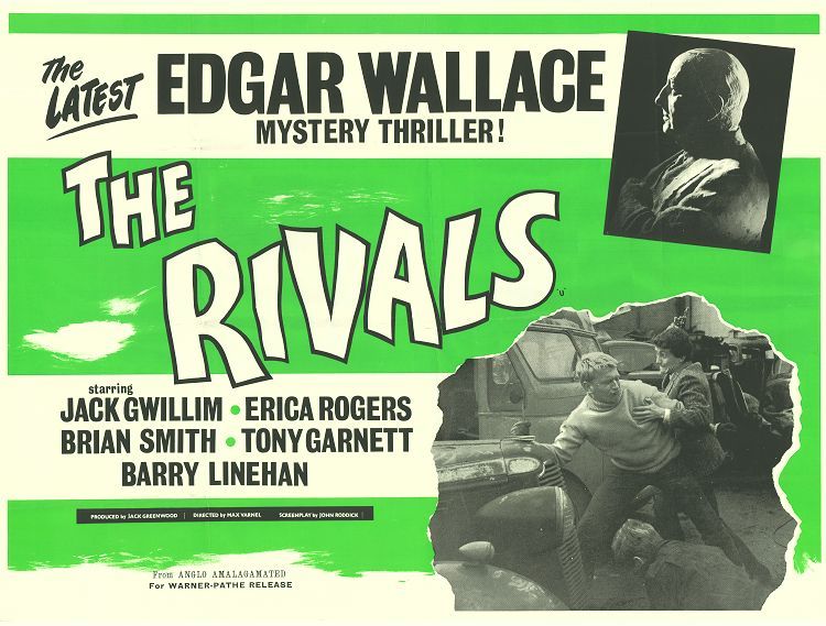 TalkingPicsTV's tweet photo. The daughter of a Swedish industrialist is kidnapped.
EDGAR WALLACE: THE RIVALS (1963) 1:05pm #JackGwillim #EricaRogers #BrianSmith #TonyGarnett mystery thriller #TPTVsubtitles https://t.co/ZJQx0gP1ZF