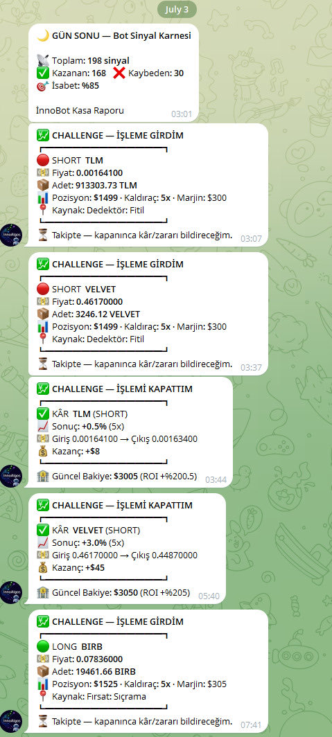 coinexactly's tweet photo. Tanıyanlar bilir; biz grafiği değil, veriyi takip ediyoruz. ⚡️

Dün saat 16:43'te ücretsiz bildirim kanalımızda paylaştığımız volatilite alarmının ardından Bitcoin yaklaşık %6,25 yükseldi. 📈

Volatilite yönü garanti etmez; ancak yaklaşan büyük hareketlerin en önemli habercilerinden biridir. Bu kez yön yukarı oldu.

Bununla birlikte Inno Pro Bot Challenge da tüm işlemleriyle canlı ve şeffaf şekilde devam ediyor.

✅ Girişler
✅ Çıkışlar
✅ Kârlar
✅ Zararlar

Tüm işlemler anlık olarak paylaşılıyor.

🔔 Ücretsiz Bildirim Kanalı:
https://t.co/gduDuCnVJ6

Büyük hareketler önce veride, sonra grafikte görünür.

#Bitcoin #BTC #Crypto #Trading #Binance #InnoAlgos #AlgorithmicTrading