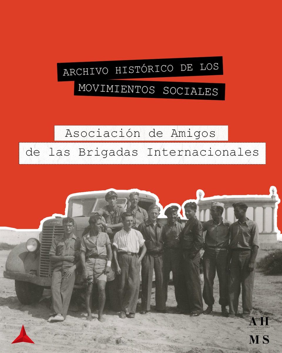 ArchivosEst's tweet photo. Hoy, coincidiendo con el aniversario de la batalla de Brunete, se publica en PARES la macrodescripción del fondo de la Asociación de Amigos de las Brigadas Internacionales (AABI) custodiado en el Archivo Histórico de los Movimientos Sociales #AHMS.
👉🏼🔗https://t.co/p41fav4Jgf https://t.co/sekefThfEv