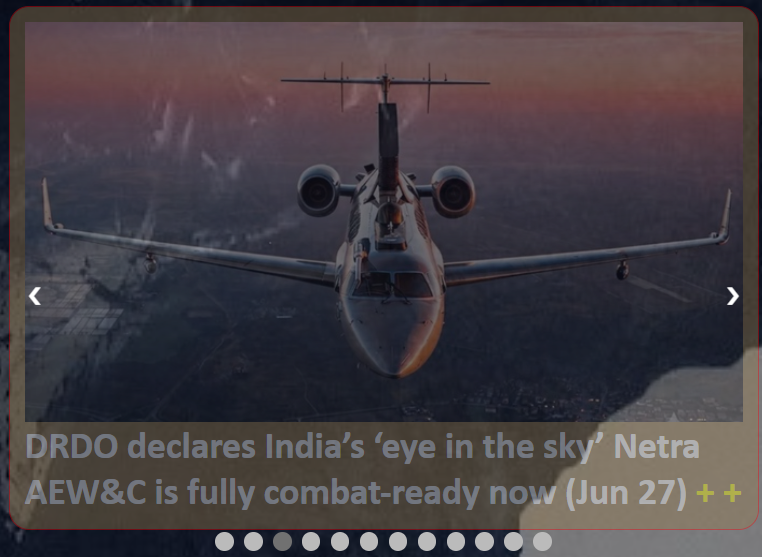 TheGoodWord10's tweet photo. Jun 27, DRDO declares India’s ‘eye in the sky’ Netra AEW&amp;C is fully combat-ready now

https://t.co/CAcADjEh5b https://t.co/TJw4C7QNVm