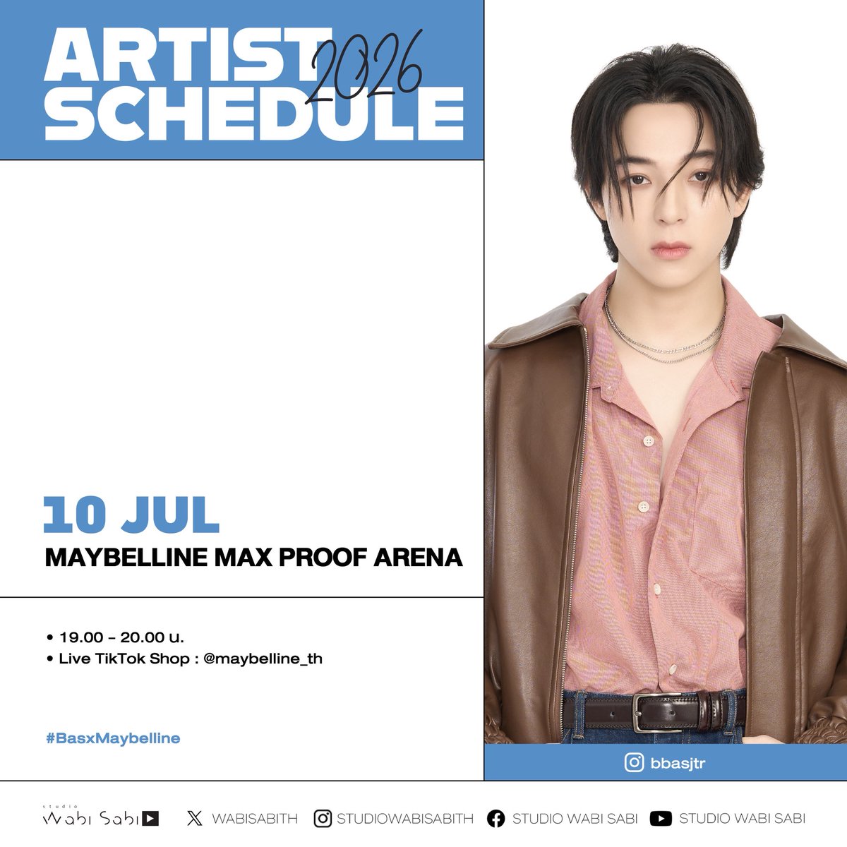 wabisabiTH's tweet photo. [Artist Schedule] (1)
#StudioWabiSabi https://t.co/rEGJzVQanx