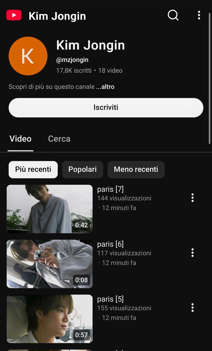 kaidiction's tweet photo. BREAKING NEWS JONGIN UPLOADED HIS PARIS VIDEOS ON HIS MZJONGIN CHANNEL OMGGG WOW https://t.co/XeJml1UnQ8
