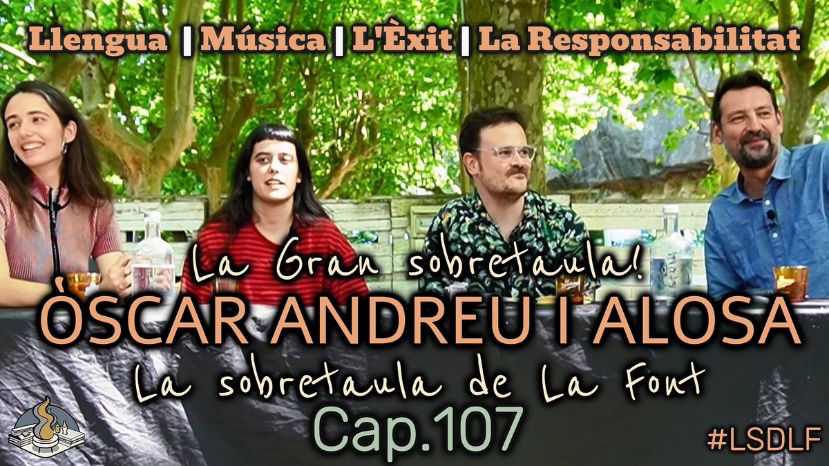 sobretaulafont's tweet photo. Ja tens disponible La Gran Sobretaula 2026 amb l'@OscarAndreu i les Alosa! #LSDLF
🔴YouTube: https://t.co/PVFrywpg8t
🟢Spotify: https://t.co/vsp8x7y3Au
🟠iVoox: https://t.co/QtT5mhhAos
🟣Apple: https://t.co/6OBZVqdEn1 https://t.co/R60JBnXPFV