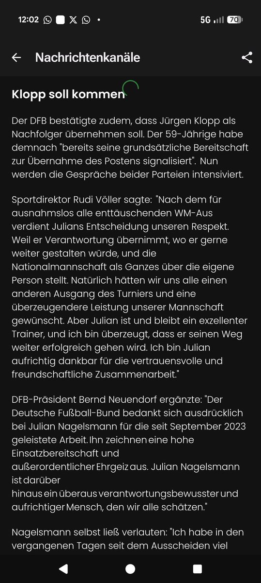 Narox1996's tweet photo. Und Klopp soll wohl übernehmen https://t.co/jjDlHKTN6u