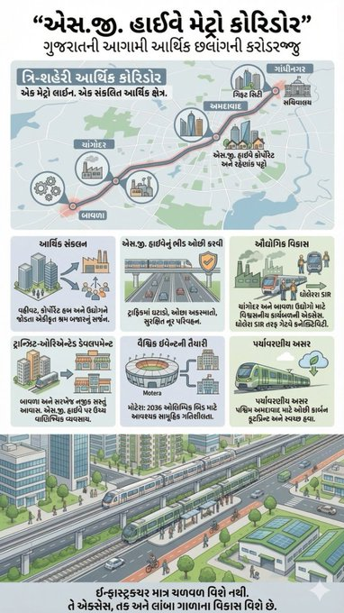 PMvasavada's tweet photo. દિવસ ૯૯ : 
#SGHighwayNeedsMetro 
#Metro4SGHighway
@PMOIndia
@CMOGuj
@sanghaviharsh
@AmdavadAMC
@MetroGMRC
@AmitShah
@SmartCityAhd
@AmitShah4BJP
@AmitThakerBJP
@Bhupendrapbjp
@AmitShahMPGnrLk